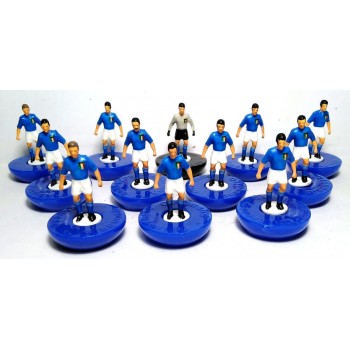 Subbuteo Andrew Table Soccer Italy 1970 World Cup Team on Classic Hasbro bases